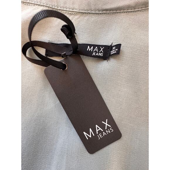 NEW MAX JEANS Women's 100% Tencel Tie Waist Jacket Size M - Picture 4 of 7